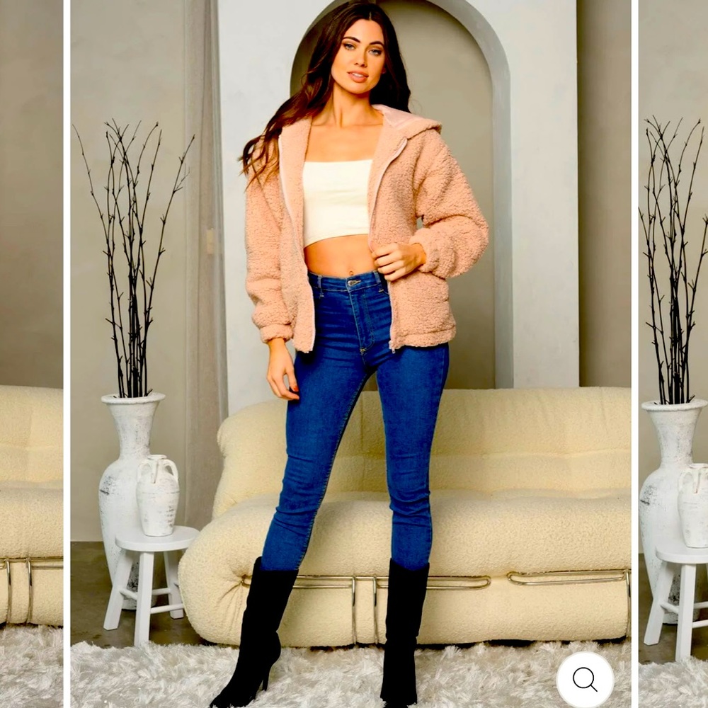 beautiful pink sweatshirt